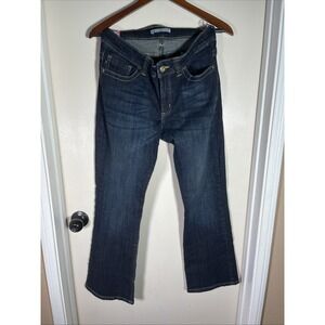 Lee Jeans Womens Size 10 Petite Slender Secret Lower On The Waist Boot Leg Denim